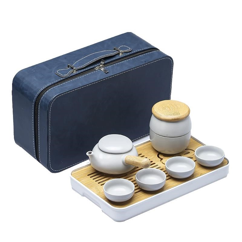 现代简约旅行茶具小套装便携式包户外露营茶具全季酒店茶具定制