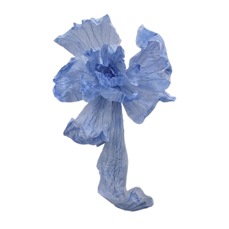 婚庆大型手工花成品纸花婚礼布置舞台背景装饰橱窗巨型褶皱纸花艺