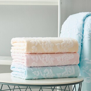 棉田家用洗澡浴巾k纯棉大人男女情侣学生柔软吸水不易掉毛游泳裹