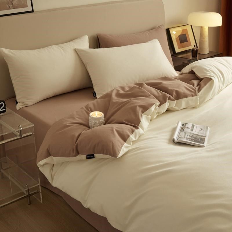 秋冬季加厚磨毛被套单件单人150x200x230双人全棉纯棉220x240被罩