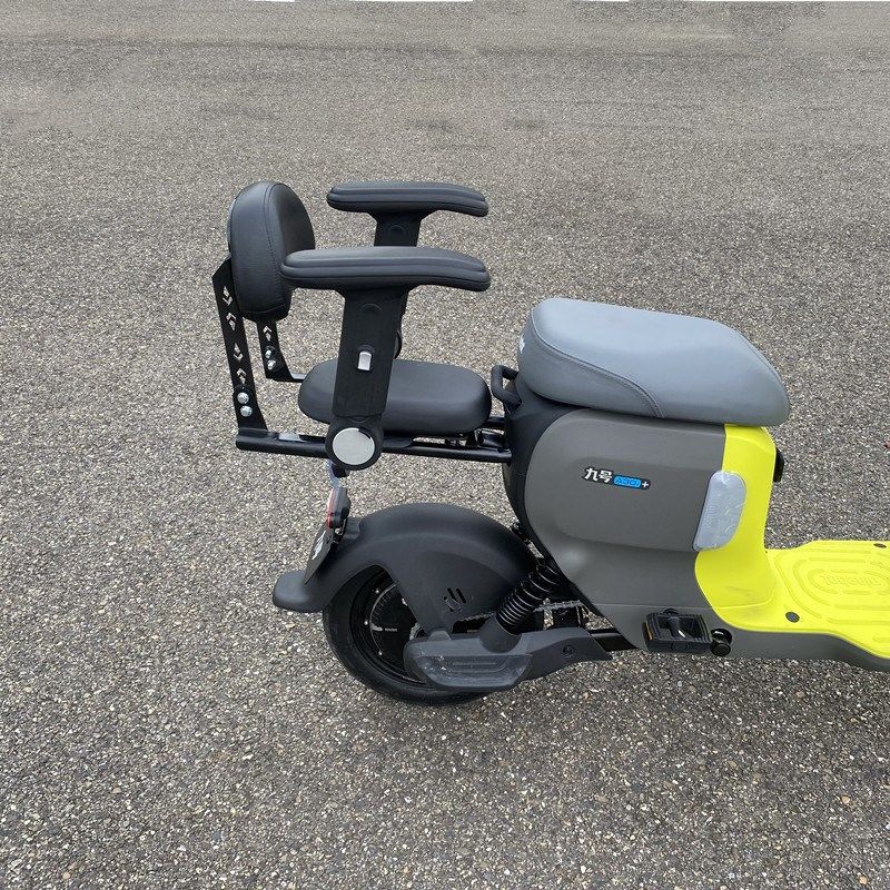 适用九号电动车A30c+/A/B/C/M/F/Q分体坐垫改装升降折叠儿童扶手