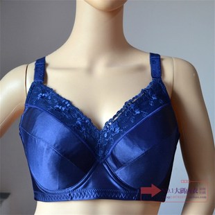 大罩杯加肥加大全罩杯薄款 胸罩95F110GH 光面无痕文胸胖mm内衣大码
