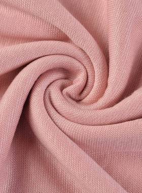 天丝醋酸桑蚕丝罗纹架面料高端春夏拉凉酸感醋AFW面休闲T恤时装料