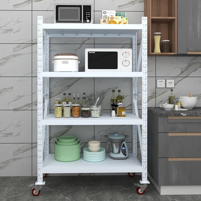 带轮货架多层货架置物架家用储物架服装展示架快递架仓库移动货架