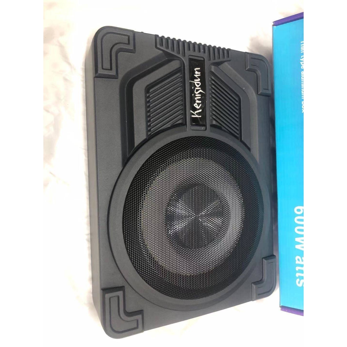 汽车音响重低音炮车载专用有源改装自带功放超薄低音炮座位下12V