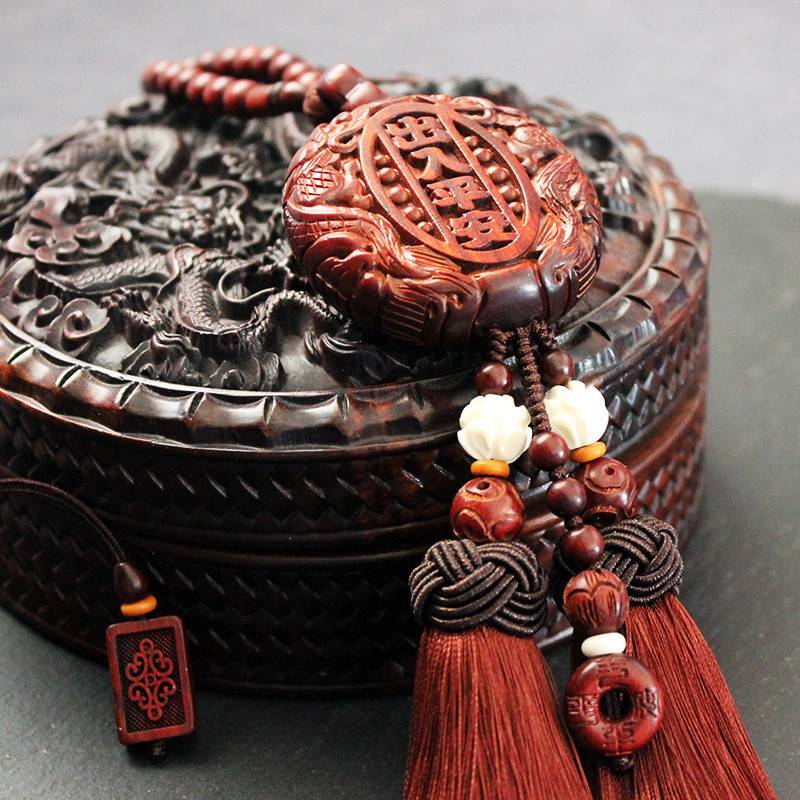 紫檀汽车挂件高挡次出入平安汽车挂饰车载挂件Hy7