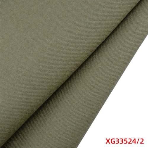 精纺50羊斜毛65料0克/米真双层纹哔叽面可匹染适合秋LTU冬大衣