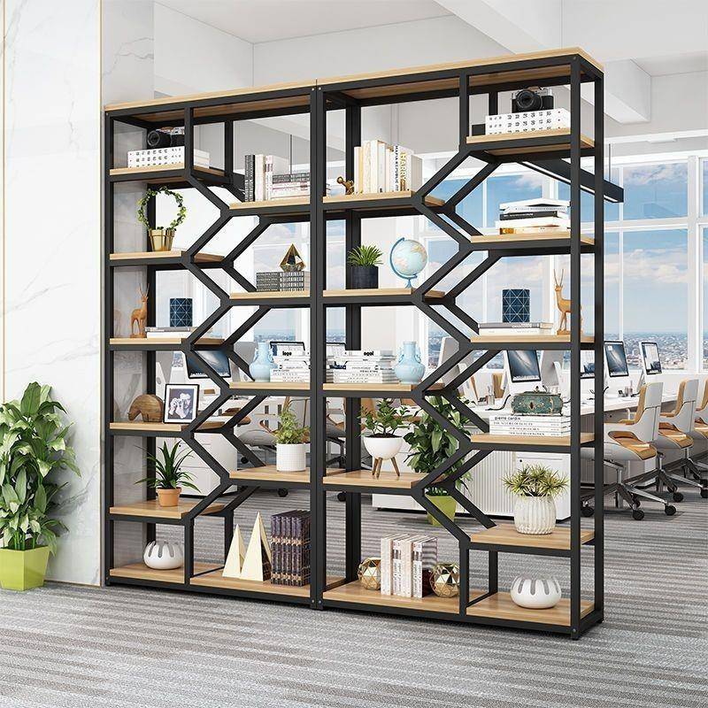 办断公室隔物置物架多层书展示架客厅隔断屏风架置架玄关柜装无品