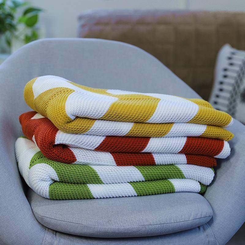 双装色两色波浪波浪纹镂空针织毯四宿季卧室床尾巾民盖饰毯简约客,床上用品,休闲毯/毛毯/绒毯,淘宝优惠券,粉丝福利购,淘宝优惠卷