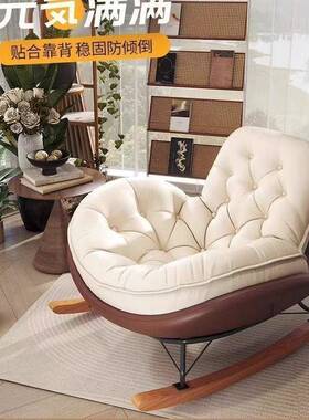 L黎1客摇摇椅懒躺椅阳人台家摇用休闲GSY人沙发大人轻奢单设计师