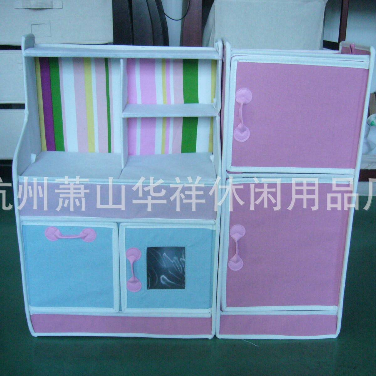 厂家直供粉色可爱公主收纳包 家用简约收纳包 无纺布整理袋收纳袋