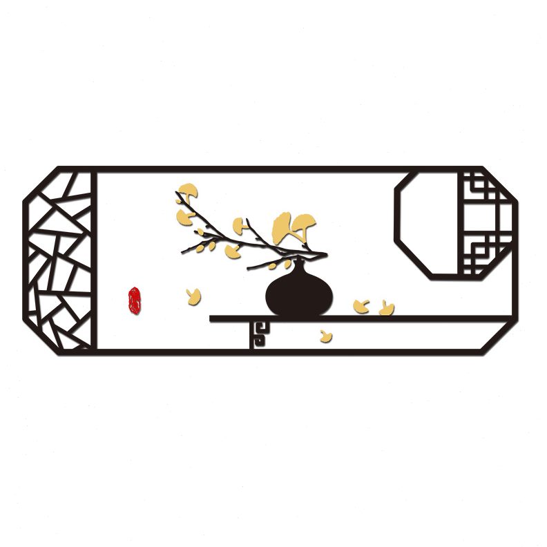 网红饭店中国风包画创意厢餐饮墙面装饰布置小吃墙壁贴纸馆火锅店