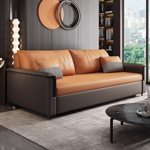 折叠两用沙发床1米5双人多功能科技布艺客厅可抽拉一体Z式沙发变