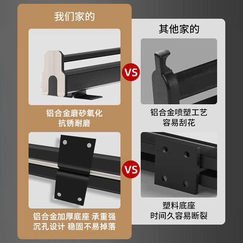 浅衣柜挂衣杆柜内纵向抽拉式顶装伸缩裤架竖向衣橱横杆衣通挂衣器