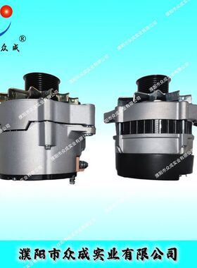 大功率汽车发电机j适配上柴6114/6135上汽红岩欧曼重卡驻车空调等