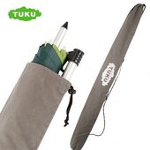 钓鱼伞袋袋竿储藏杆布袋加厚袋单肩斜挎收纳袋途钓伞包酷绒布新款