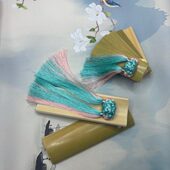 快板同款 云专用绿色学生专用初学者儿童快板张云雷穗社子绳德专业