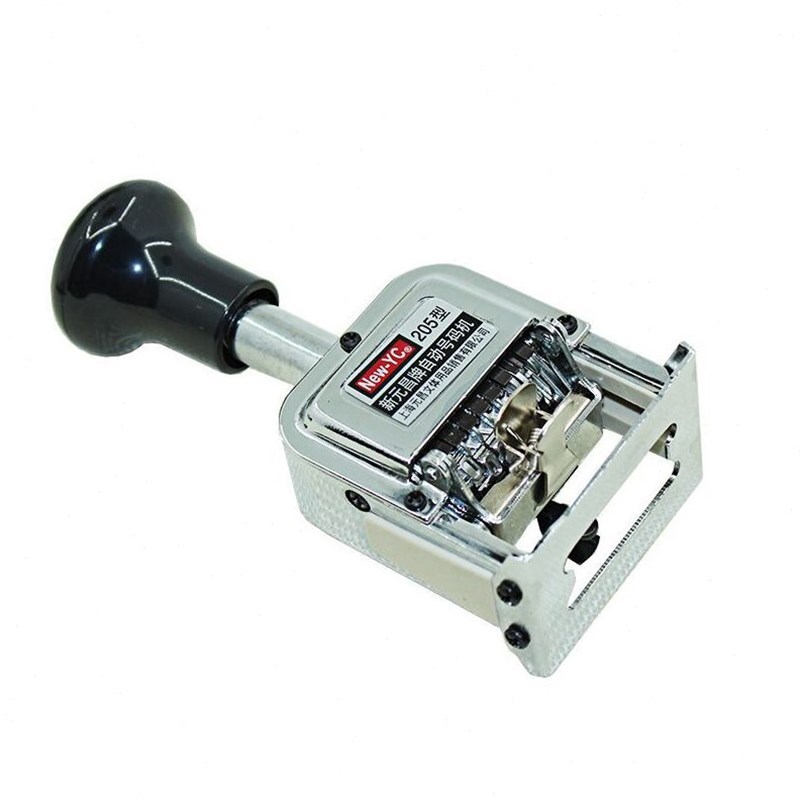 元昌号码机 多位数自动打号机标码器页码机R编码机手动打号器