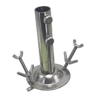 黑坑钓鱼伞固定器 浮桥木板鱼排不锈钢伞座伞架遮阳钓伞支架渔具