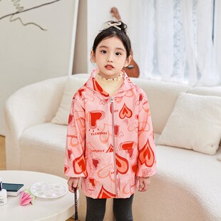 儿童秋冬防水拉链罩衣羽绒服耐脏罩衫外穿女洋气画画围兜长袖护衣