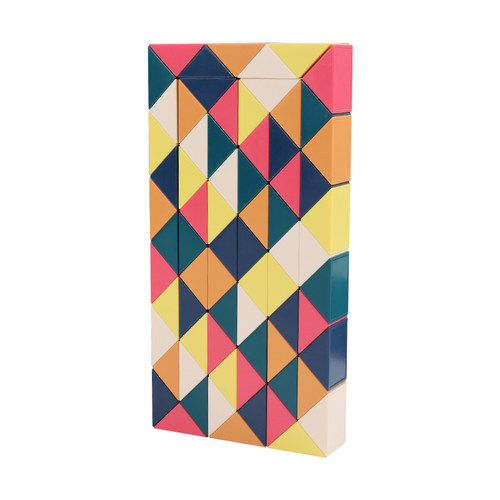 儿童彩色百变魔尺24段36节48/72幼儿园益智多功能玩具男孩子魔王