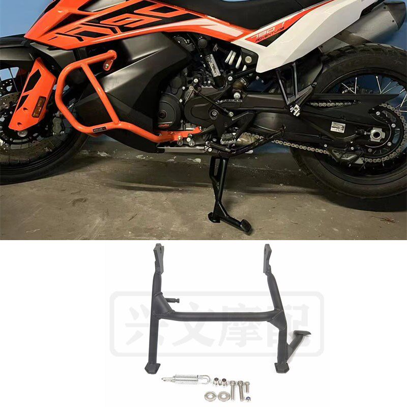 适用KTM790ADV 790R改装大撑起车架停车架主U站脚中撑大梯配件图片
