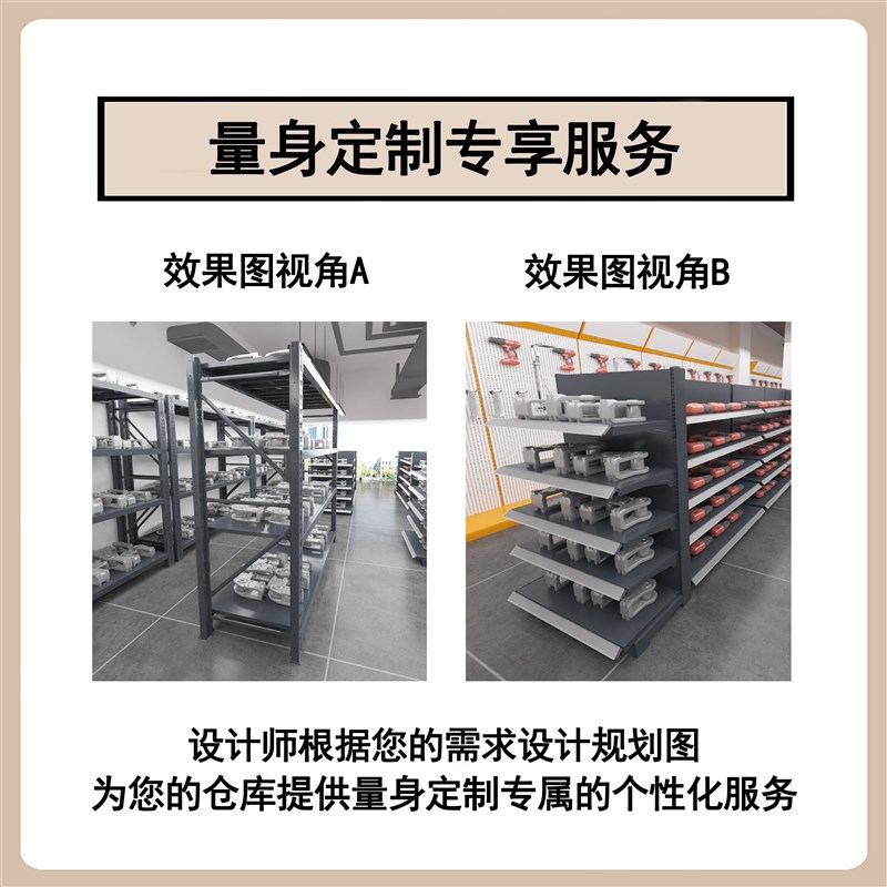 领邦货架整店设计五金店洞洞板置物架工具挂墙板工具架