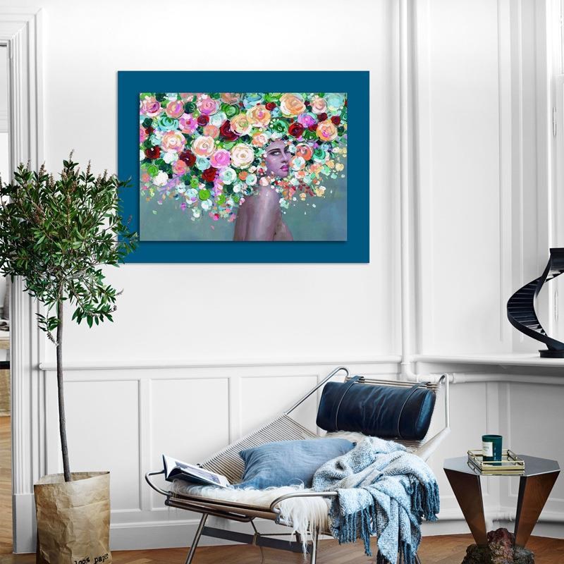 客厅饭厅卧室玄关书房挂画 画美式现代装饰画 画花卉植物人物静物图片