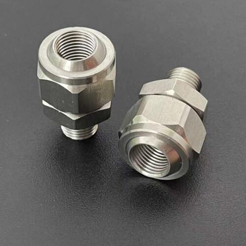 155座 可调方4 接头不锈钢向接头 角万向30调牙接头喷度万向球内