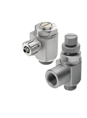 FESTO单向节流阀GRLZ-1/4-1/8-M5-PK-QS-4-6-8-D-RS-B 151196气动