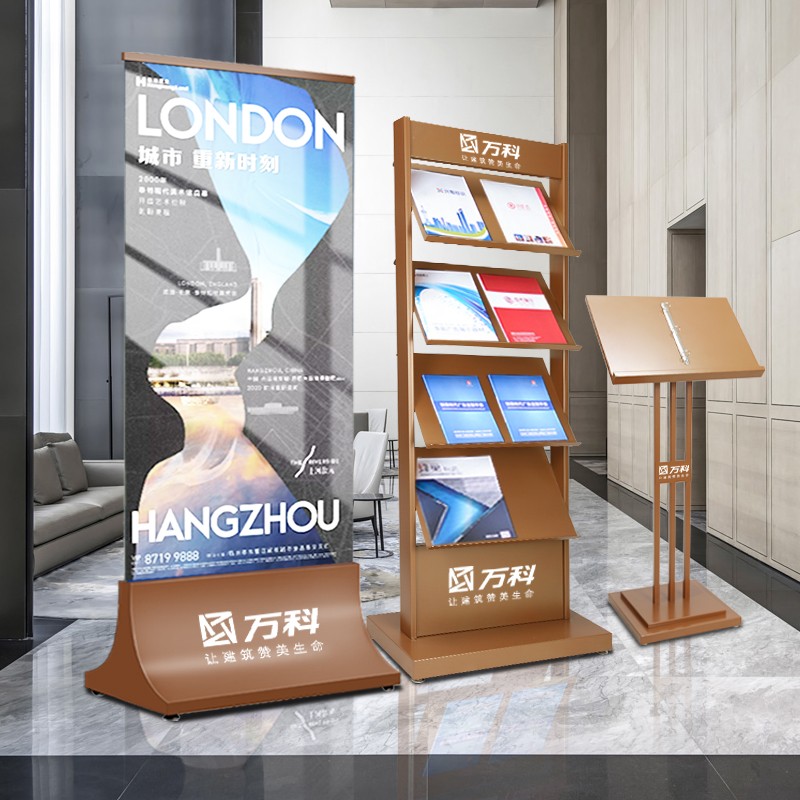 不锈钢商场立牌水牌展p示架玻璃展架立式落地式广告牌展示牌指示