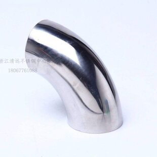30度L焊接0不锈钢面/抛光4管件弯管镜内外9光压亮冲316卫生级弯头