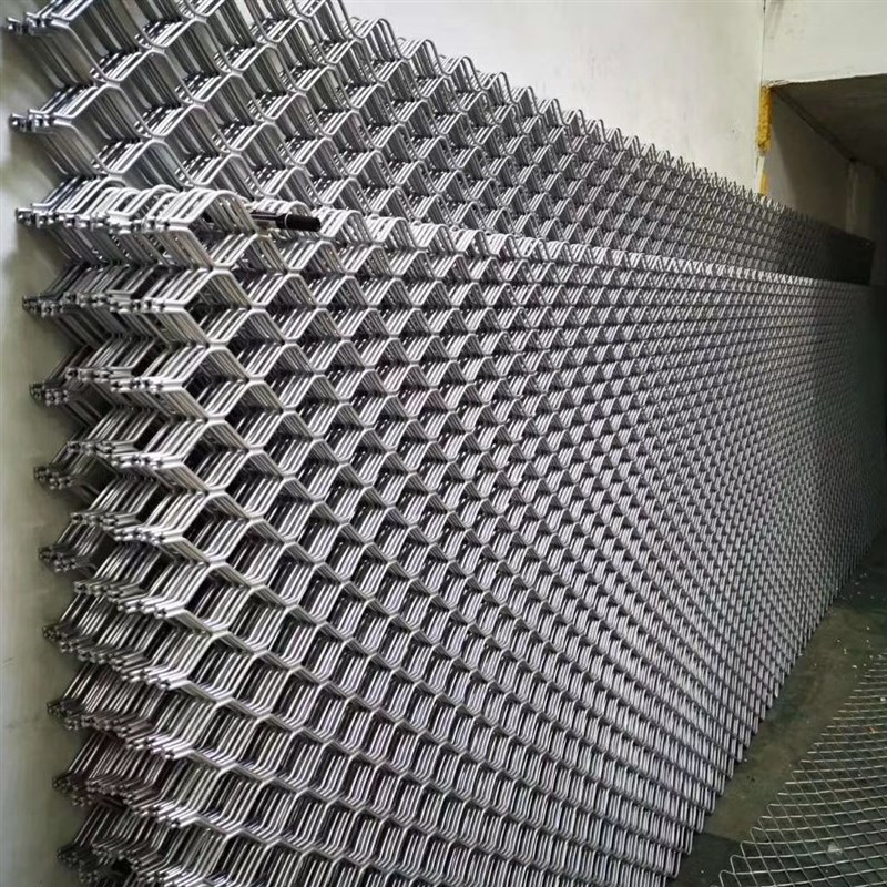 6毫米厚7厘米孔加厚铝网格铝合金菱形H美格防盗窗网阳台装饰防护