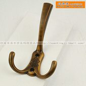 挂衣钩 玛德堡挂钩 三挂勾黄挂衣挂衣钩仿古壁挂欧式 古铜勾
