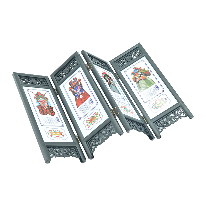 台屏仿古小屏风中国风出国礼品家居桌面装饰O摆件特色工艺品送老
