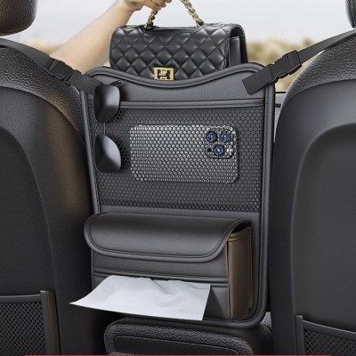 汽车座椅中间储物网兜收纳袋主副驾驶置物架放包前排挡娃板车载,汽车用品/电子/清洗/改装,车载收纳箱/袋/盒,淘宝优惠券,粉丝福利购,淘宝优惠卷