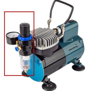 空压机浩盛格减压阀过滤器表油水分离器调通用水模型气泵喷笔喷泵