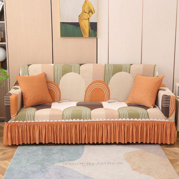 【AB版双拼】裙边沙发套全包全盖沙发罩弹力罩布艺沙发巾通用,居家布艺,沙发垫,淘宝优惠券,粉丝福利购,淘宝优惠卷