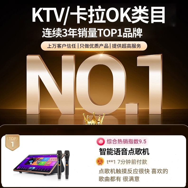 点新款免费唱一体机2024家庭ktv音响套装点歌机卡拉ok家用威斯汀