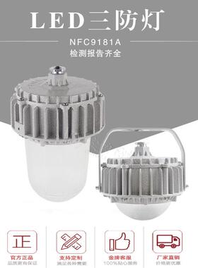 厂家热销LED三防灯50W70W100W防水防尘防眩泛光灯吊杆吸顶立杆