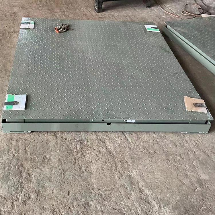 1-吨双层电子地磅1.2*1.2m带框架平台秤2吨工厂吨桶称重电子地磅