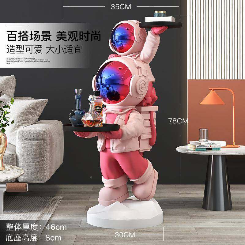 宇摆航员大空型落地件家居饰品客厅电视柜ys001161旁托居盘太人乔