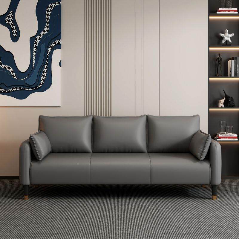 现代简约沙发小户型2024新客厅寓服装店公款沙三人FJC休息区接待