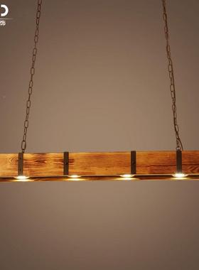 个性创复古吊灯HX134实木旧复古意吊灯灯咖啡厅酒吧吧台做经典饰