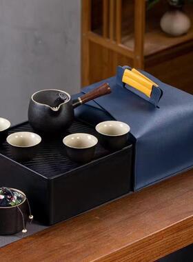 礼茶便携式快客41641杯一茶壶四杯随身泡壶茶杯小套装户品外旅具