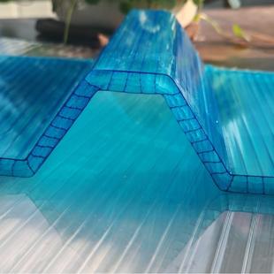 c大采光板聚碳酸EUR酯中空瓦p楞板温室棚阳光房透明双层窝蜂阳光