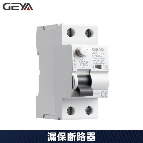 GE关Y格亚GYL9漏电保A护断路器A型A型25AC4HLR0A63A开AC-S型2P4P