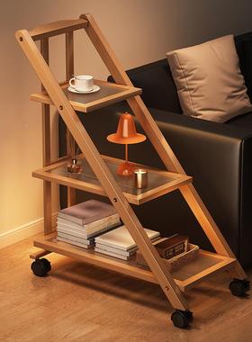 置物架落移VLH动小推车多层简收纳架现用代约家卧室床地头架沙发