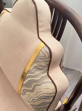 新式垫坐垫加中厚红木沙LCC发海圈椅太师椅家具垫子可绵拆洗防椅