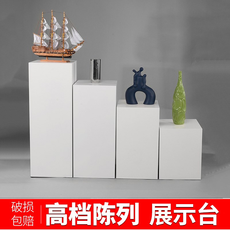定制木质烤漆方形展n示台高档橱窗陈列柜商业展览会模特客厅展示